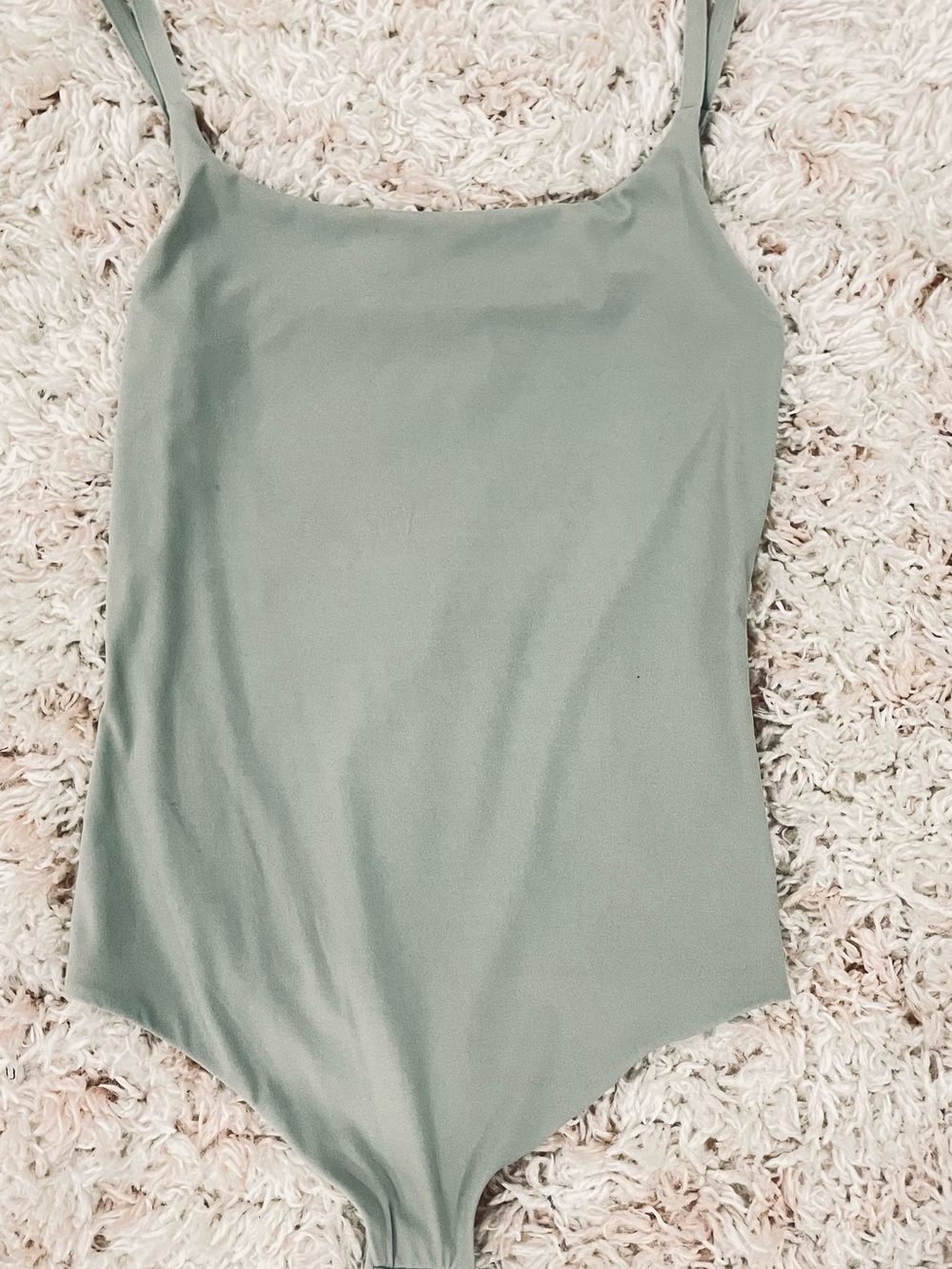 CALIA XS cami bodysuit in Sage Green